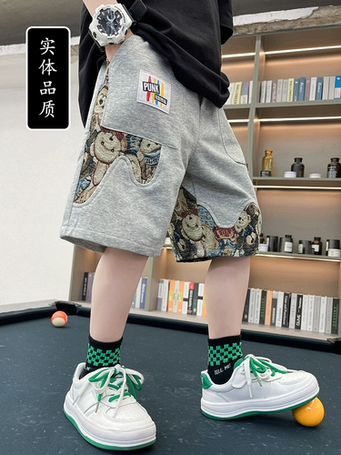 Летние тонкие штаны для мальчиков, подходит для подростков, свободный крой