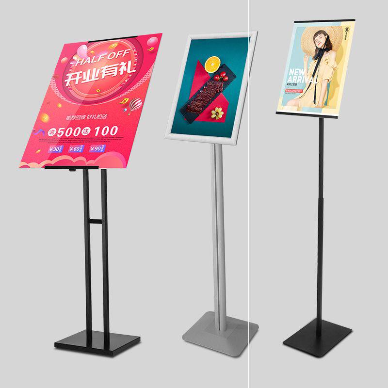 Floor KT board exhibition stand poster frame Double-sided Bracket POP Billboard New Standing Exhibition Board Signs Show Shelf