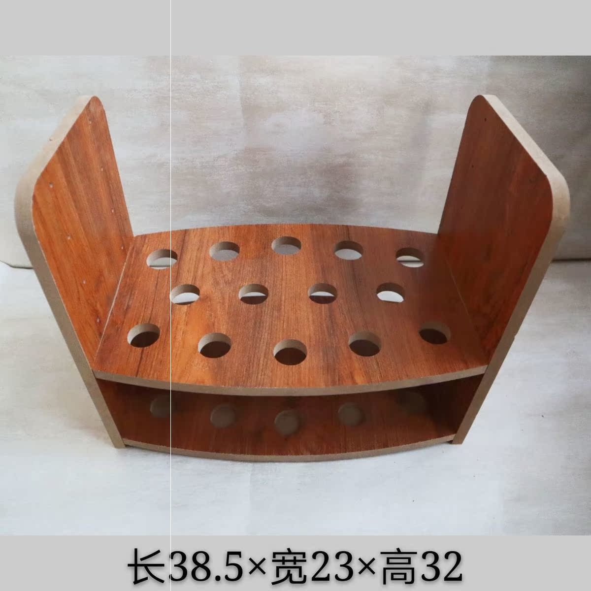 New wooden track pole exhibition rack window curtain rod exhibition rack supplies sample show rack track store curtains