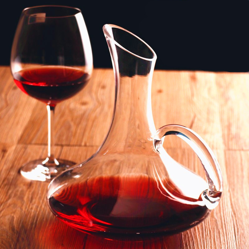 Thickened glass wine dispenser creative luxury crystal wine decanter personality European home wine dispenser