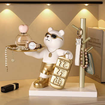 Violent bear ornaments