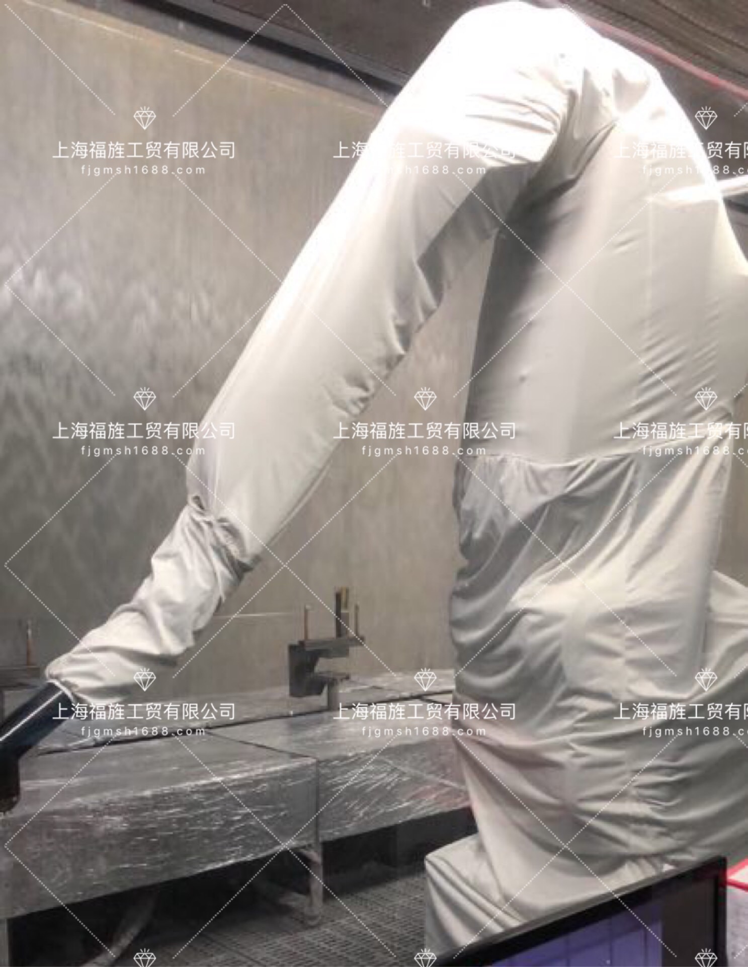 Eston ER50-2100 Kuka Hair Nakogawa Robot Coated Spray Antistatic Protective Clothing Customised