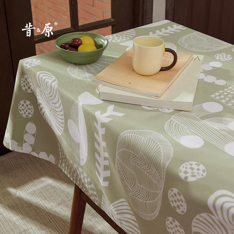 Shake original Finnish original design illustrator table cloth waterproof oil proof round table square table Gaib tea table cloth