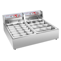 Juling commercial oden cooking machine commercial electric spicy hotpot multifunctional noodle cooking stove stall oden cooking equipment