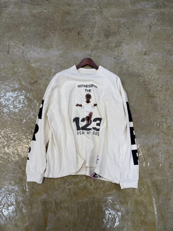Prsmade X R123 26Fw Project 123 Series Little Angel Print Long-Sleeved T-Shirt Prsmade X R123 26Fw Project 123 Series Little Angel Print Long-Sleeved T-Shirt
