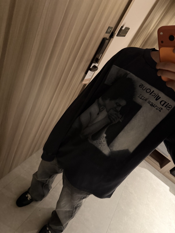 In Stock Prsmade 26Fw X Sid Viclous Vintage T-Shirt Retro