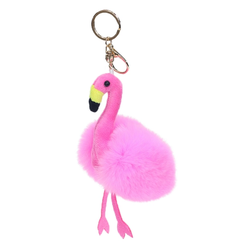 Милая подвеска, модный брелок, плюшевая кукла, фламинго