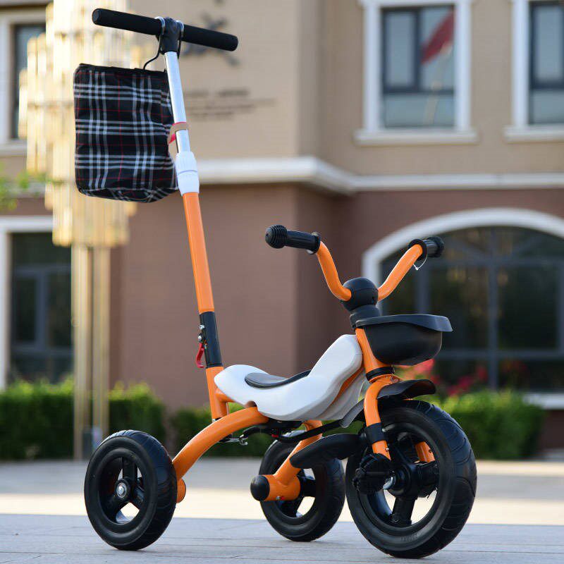 Child Tricycle Bike 2-6 Year Old Trolley Bike Toddler Bike Toddler Bike 1-3-5 Year Old Folding Baby Carrier
