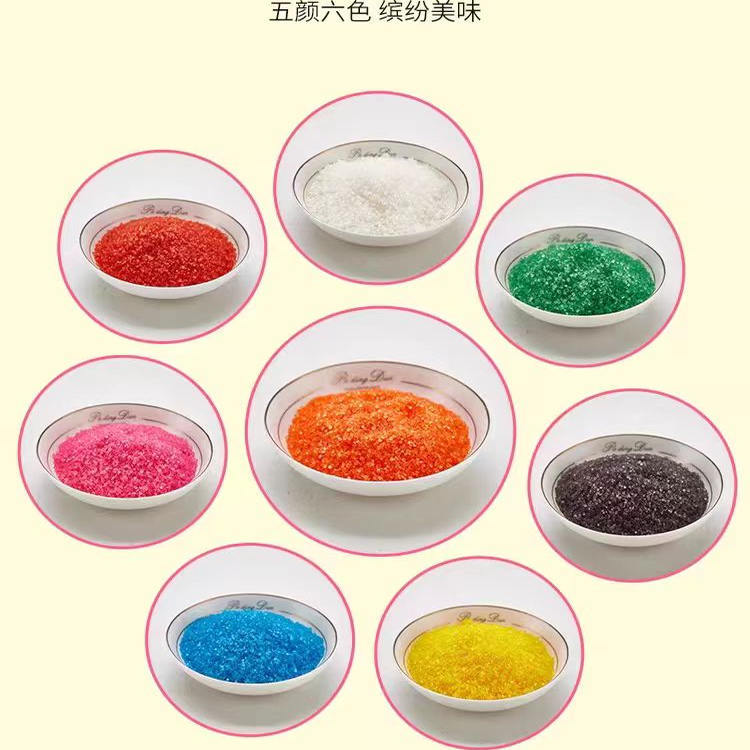 Special Paper Sticks for Cotton Candy Machines, Colored Sugar