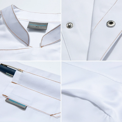 Тонкая дышащая летняя одежда для работы, короткий рукав, изысканный стиль, делается под заказ