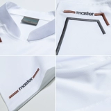 Шелковая летняя тонкая дышащая летняя одежда для работы, короткий рукав, делается под заказ, с печатью вашего логотипа