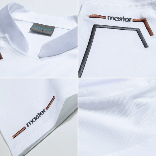 Шелковая летняя тонкая дышащая летняя одежда для работы, короткий рукав, делается под заказ, с печатью вашего логотипа