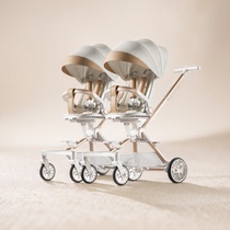 Poussette double pour bébé peut sasseoir sallonger détachable légère et pliable dragon et phénix