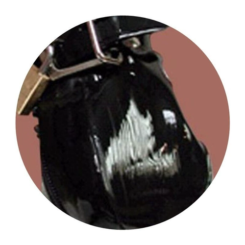 Мужская патентная кожаная мошонка пакета на молнии