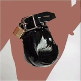 Мужская патентная кожаная мошонка пакета на молнии