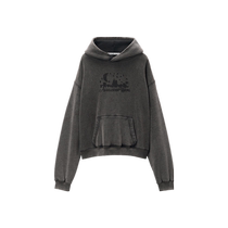 alexanderwang unisex distressed skyline graphic hoodie