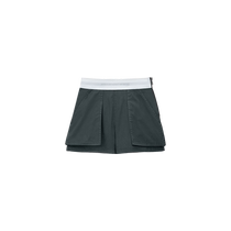 alexanderwang Ms. Alexander Wang high-waisted workwear wide-leg shorts