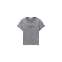 alexanderwang essential logo short sleeve slim fit t-shirt