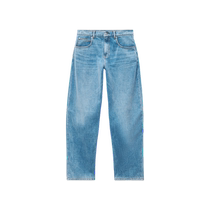 New products for autumn] alexanderwang Ms. Alexander Wang’s low-waisted round wide jeans