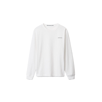 alexanderwang Alexander Wang Unisex Knitted Long Sleeve Logo T-Shirt Casual Top