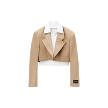 New products for autumn] alexanderwang Ms. Alexander Wang short blazer with fake collar