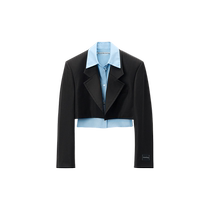 New products for autumn] alexanderwang Ms. Alexander Wang detachable fake collar short blazer
