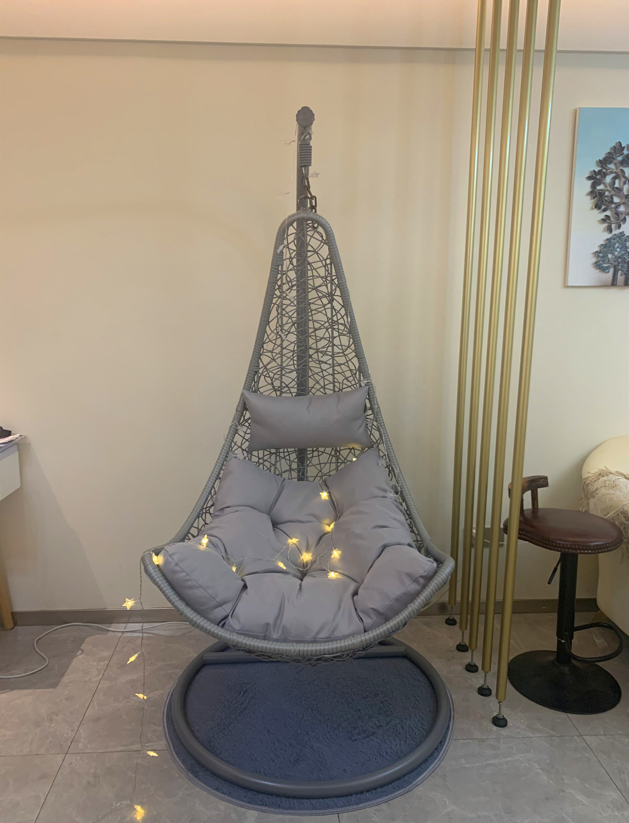 Hanging Basket SWING SET FOR HOME SMALL HANGING CHAIR RATTAN CHAIR Cradle Chair Bird Nest Chair Indoor Balcony Sloth Man Single Hammock Rocking Chair