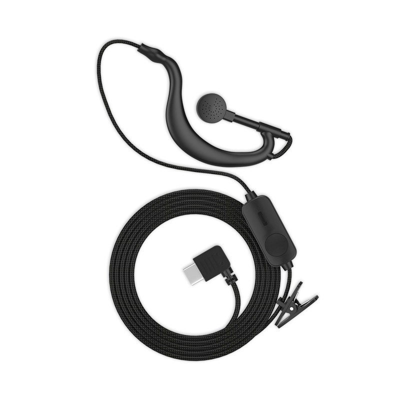 TCL HT16 intercom special headphone ear-hanging line universal ear wheat high-end accessory hand desk cable