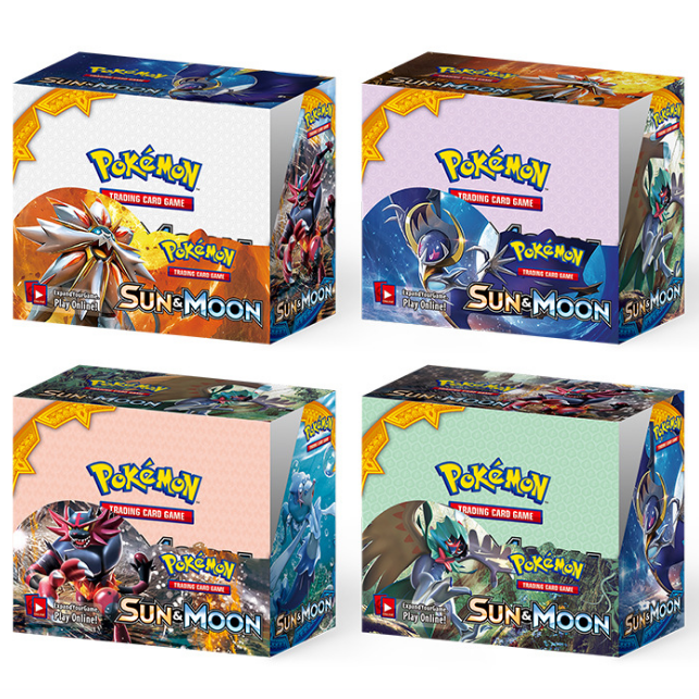 [Покемон 324 карточки набор повышения мощности по английски карточки Pokemon Sun & Moon]