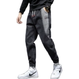 Летние джинсы, зимние штаны, эластичная талия, большой размер, оверсайз