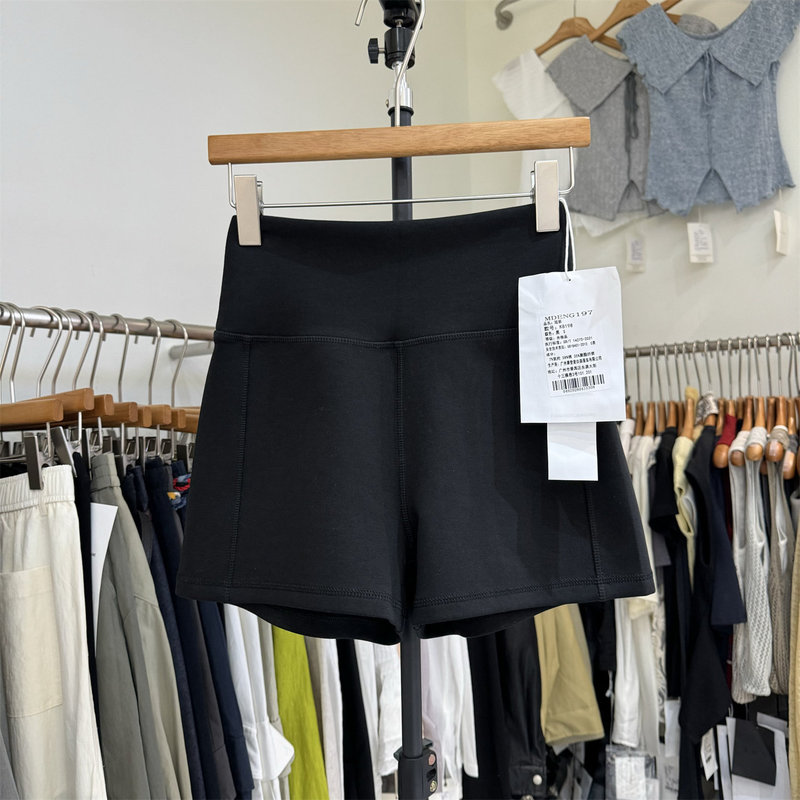 Modeng Modern 197 Genuine 8198 Summer High-Waisted Elastic Casual Sports Shorts for Women Versatile A-Line Hot Pants