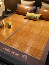 Grass mat mat Bamboo mat Bamboo summer foldable senior ice silk mat Student dormitory single double-sided positive and negative dual-use