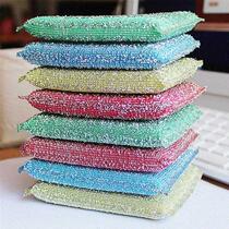 Supplies Diamond Scrub Brush Pan Cloth Xian Bowl Steel Wire Sponge Wipe Bright Dirt Daily Toilet Density Removal Sponge