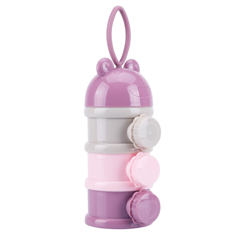 Portable outgoing milk powder box side open and independent large capacity powdered milk powder tank baby deputy food portable box milk powder