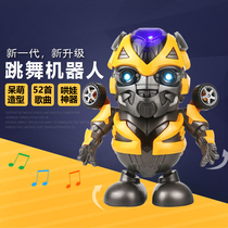 Hornet Dance Robot Boy Girl Baby Birthday Gift Shuying Iron Man Children Model Toy