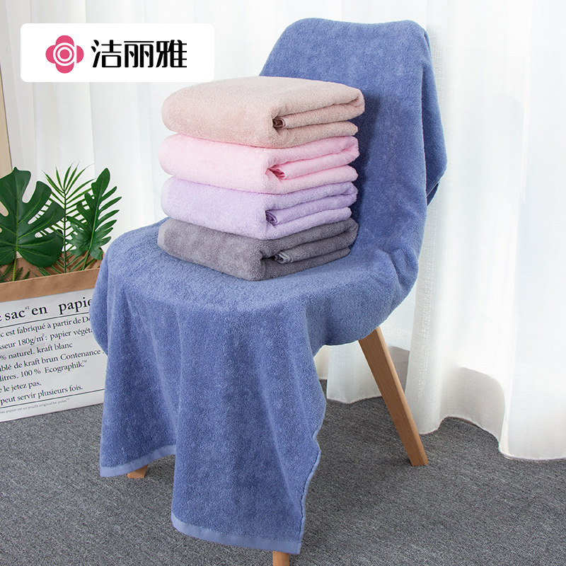 Lilly baby boy bath towels pure cotton absorbent adult male and female full cotton soft and cute Korean version plus thick towels