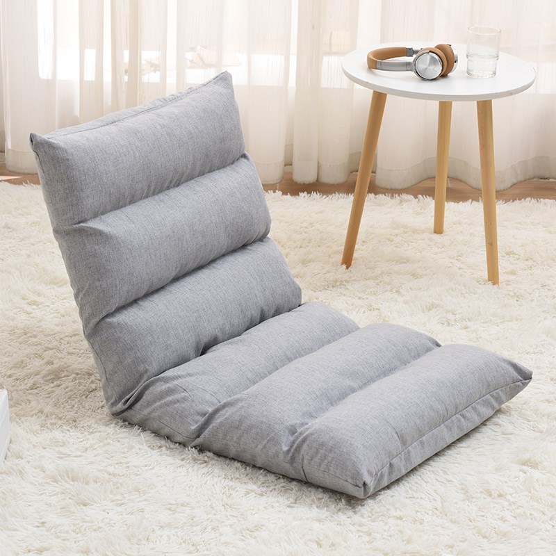 Lazy sofa single bed backrest chair bedroom floating window tatami legeless folding small recliner dormitory seat