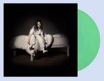 Spot Billie Eilish WHEN WE ALL FALL ASLEEP limited green glue LP black glue