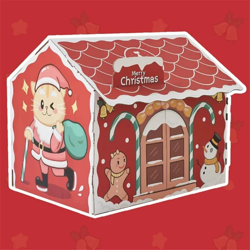 Рождественский домик, мятная игрушка, новая коллекция, кот, xэллоуин