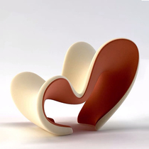 Nordic Creative GRP Profiled Net Red Loving Styling Casual Chair Modern Prototype Board Room Bowling Chair Sloth Chair