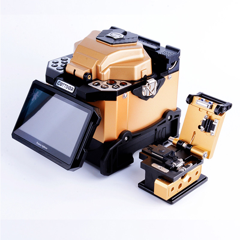 Kaud fiber fusion machine fully automatic Germany T95 high precision small trunk optical fiber optic cable telecommunication melting fiber machine G-T90 lil level version multifunction clamp leather wire tail fiber welding machine