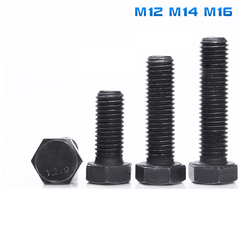 12 9 level Outer hexagonal screw high-strength bolt screw stud (alloy steel) material M12M14M16