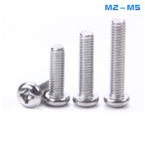 316 stainless steel cross round head disc head screw M2M2 5M3M4M5 * 4x5x6x8x10x12x14x16