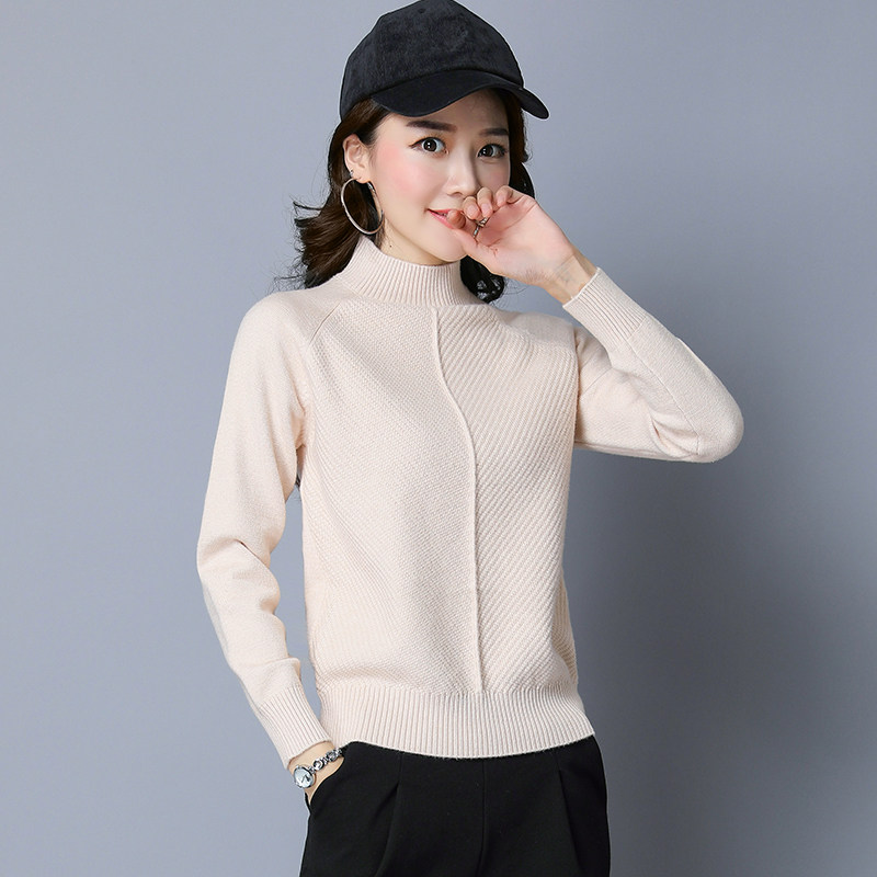 Dituntown Half - collar Sweater Ms Yang Pioneer 2021 new thicker - plus blouse in the autumn and winter