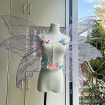 Extra large purple elf wings cosplay wings costume wing props elf photography wings props