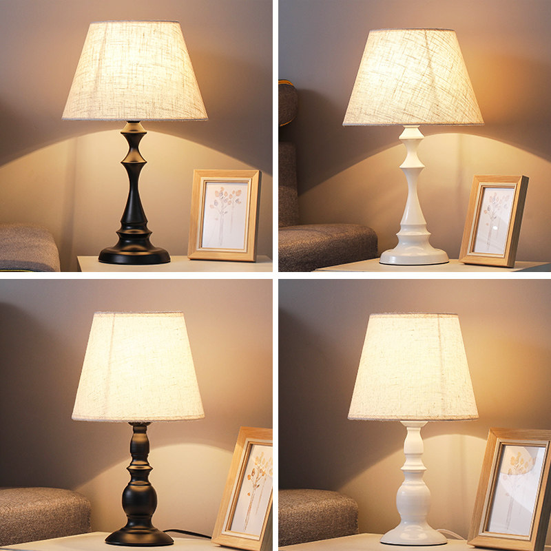 Table lamp bed lamp bedroom in teenage net Red Nordic master bedroom warm romantic creative night light