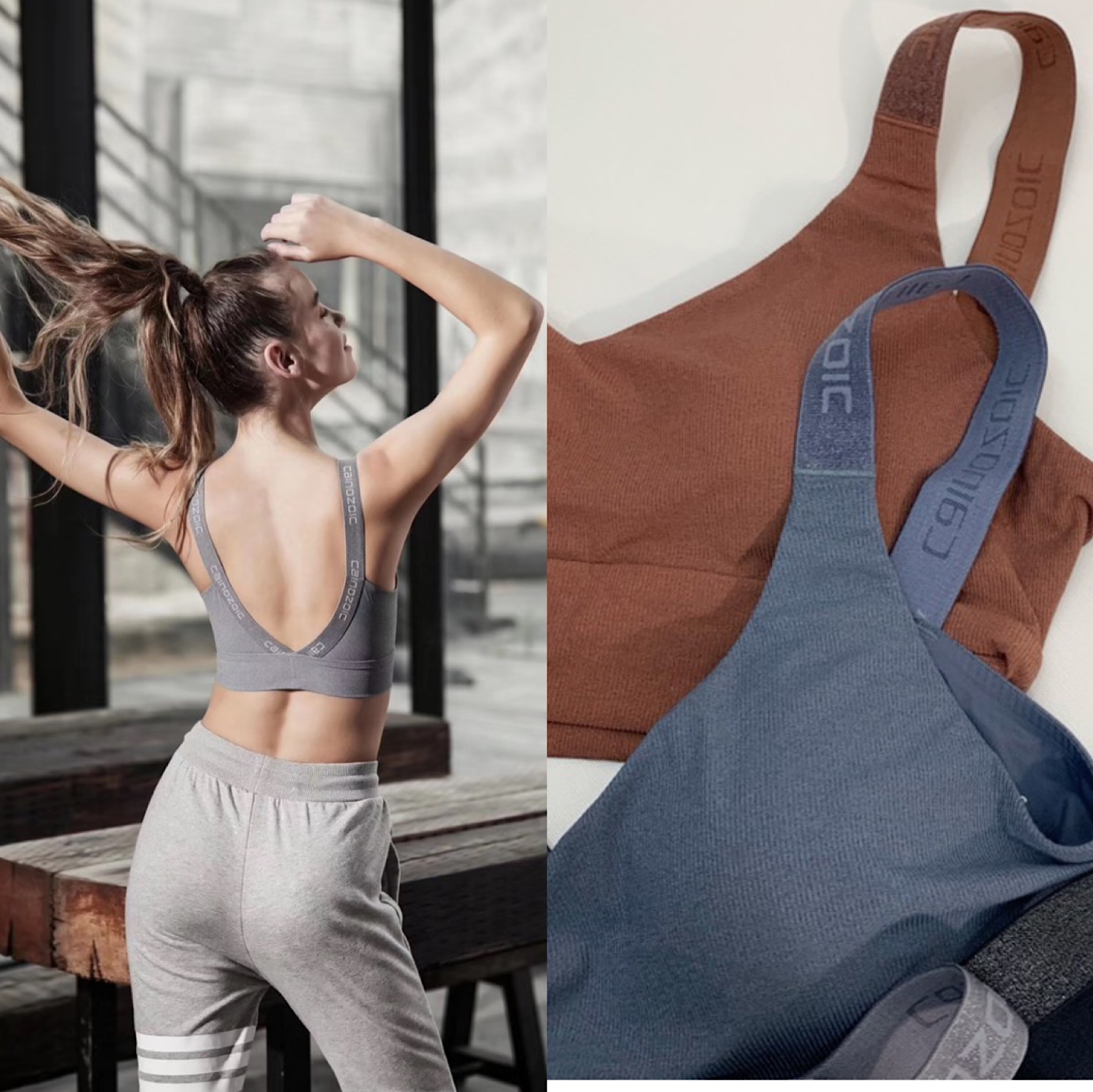 Easy to wear Japanese ultra-fine thread quick-drying fabric comfortable skin-friendly breathable seamless gather sports bra