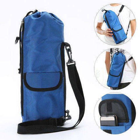 Factory direct sales can cross the shoulder travel water bottle protective cover insulation cup cover hot water bottle cover outdoor mountaineering kettle bag