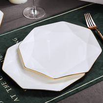 Ceramic phnom penh plate dish plate Creative Western food plate dish Household Nordic tableware set Rice bowl soup bowl star anise