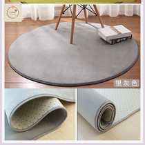 Round mat girl swivel chair coral velvet study summer table hanging basket carpet floor mat round household blanket dressing table